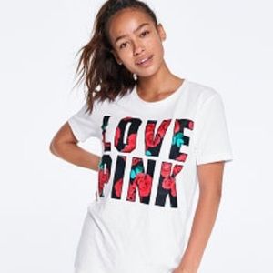 VSPink Short Sleeve Campus Tee